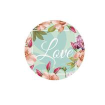 Sousplat Love Floral