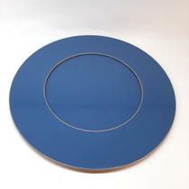 Sousplat Mdf Azul Hortência 35cm