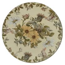 Sousplat Pascoa Coelhos C/Flores 33cm