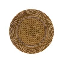 Sousplat Plástico Textura Rattan 33cm