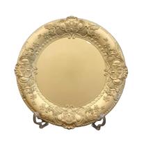 Sousplat Polipropileno Veneza Dourado Matte Manu Fisch Cx Sousplat Polipropileno Veneza Dourado Matte Manu Fisch Cx