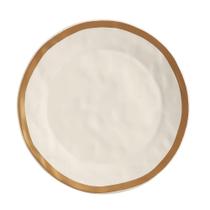 Sousplat Redondo de Cerâmica para Mesa Bege com Filete Amassado Scalla 33,5cm Sousplat Redondo de Cerâmica para Mesa Bege com Filete Amassado Scalla 33,5cm