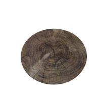Sousplat Redondo Mesa Posta Elegante Estampa Madeira 1Pc BTC Sousplat Redondo Mesa Posta Elegante Estampa Madeira 1Pc BTC