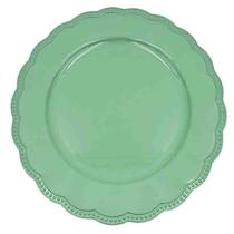 Sousplat Redondo Verde Claro Polipropileno 33Cm Rafimex Sousplat Redondo Verde Claro Polipropileno 33Cm Rafimex
