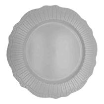 Sousplat Roma 33 cm Prata Niazitex