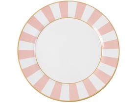 Sousplat Rosa 34cm Alleanza Stripe