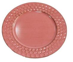 Sousplat rosa Sousplat rosa