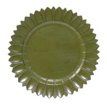 Sousplat Sunflower Verde 33 cm - Mimo Style