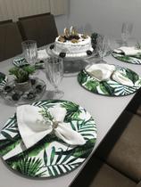 Sousplat Supla Mesa Jantar Decoração Moderna Mdf Cru 35cm