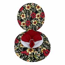 Sousplat Suplat 6 Capas + 6 Bases MDF + 6 Guardanapos + 6 Argolas Estampada