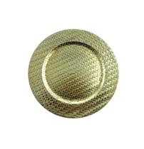 Sousplat Trançado Dourado 5110 - Mimo Style