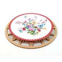 Sousplat Vazado MDF 6mm Ref. 33 Mesa Posta, Festa Junina, Casamento e Decoração Rústica Sousplat Vazado MDF 6mm Ref. 33 Mesa Posta, Festa Junina, Casamento e Decoração Rústica