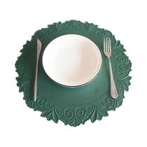 Sousplats Redondos De material sintético Impermeável 1 6 10PCS Estilo Europeu Para Cozinha E Jantar