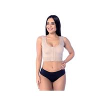 Soutien cirúrgico alça larga com colchetes e acabamento