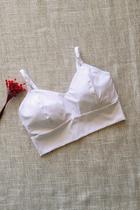 Soutien estilo top avulso tecido compress sem bojo