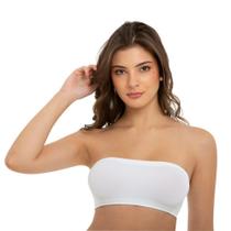 Soutien Poliamida Top Feminino Sutiã Sem Alça Preto Branco Nude Cores Segura Seios Faixa Trifil Soutien Poliamida Top Feminino Sutiã Sem Alça Preto Branco Nude Cores Segura Seios Faixa Trifil