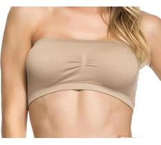 Soutien Top Canelado Sem Alça Sem Costura Sem Bojo Soutien Top Canelado Sem Alça Sem Costura Sem Bojo