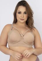 Soutien Vekyo Plus Size Reforçado com Bojo Renda e Strappy