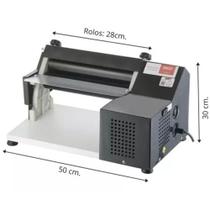 Sovador de Massa Pão, Pastel Elétrico Rolo de 28cm Rolo Antiaderente Sovador de Massa Pão, Pastel Elétrico Rolo de 28cm Rolo Antiaderente