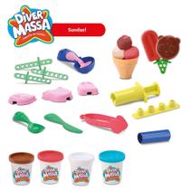 Soverteria Diver Massas Com Massinha Modelar e 18 Acessórios - Diver Toys