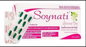 Soynati Com 30 Cápsulas - Isoflavonas De Soja - Menopausa - Pharma Science