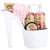 Spa Gift Draizee, 5 peças de cesta de sapatos de salto de luxo com loção corporal