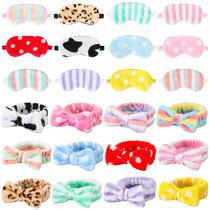 Spa Party Favors Xuhal Makeband Headband Sleep Eye Máscara 24 unidades