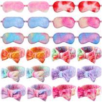 Spa Party Favors Xuhal Makeband Headband Sleep Eye Máscara 24 unidades