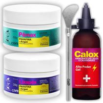 Spa Pés Calox Gel Lixapéx Pémax Parafina+Óleo Argan Bisturi