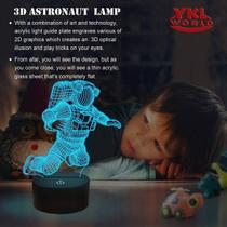 Spaceman Night Light 3d Astronaut Illusion Lamp Led Aviatio - HUOGUO