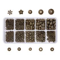 Spacer Beads Craftdady, bronze antigo, estilo tibetano, 500 unidades