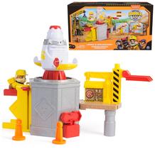 Spaceship Playset Rubble & Crew Launch & Spin com boneco