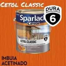 Sparlack Cetol Classic Acetinado Exterior 3,6 Lt Dura 6 Anos acetinado imbuia, canela, cedro