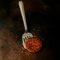 spátula Vazada De Aço Inox 35x7,5Cm Para Cozinha Original Line Prática E Fácil De Se Usar