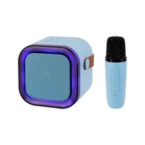 Speaker Midi Pro MDP-005 - USB/Aux/SD - Bluetooth - 5W - com 2X Microfones - Azul Speaker Midi Pro MDP-005 - USB/Aux/SD - Bluetooth - 5W - com 2X Microfones - Azul