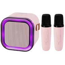 Speaker Midi Pro MDP005 6 Watts com Bluetooth/Auxiliar/Micro SD - Rosa