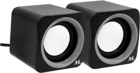 Speaker Mtek SP-U04 USB/3.5MM Estereo - Preto Speaker Mtek SP-U04 USB/3.5MM Estereo - Preto