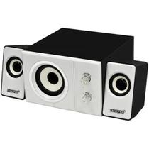 Speaker Prosper P-7715 com 6 watts RMS USB - Branco / Preto