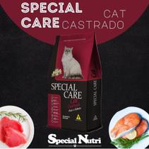 Special care cat castrado - atum e salmão 10,1kg - SPECIAL NUTRI