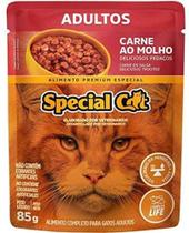 Special cat sache carne ao molho castrado 12 unidades - Manfrin