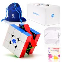 Speed Cube GAN 356 M Magnetic 3x3x3 sem adesivo para crianças