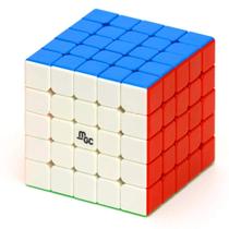 Speed Cube YJ MGC 5x5 M sem adesivo magnético para crianças