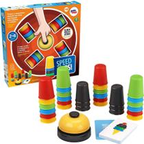 Speed Cups Jogo Copinhos Cartas Coloridos Brinquedo Cores - Paki Toys