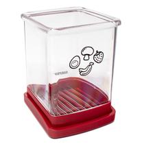 Speed Slicer Norpro com placa de pressão vermelha 3L x 3L x 4,25H