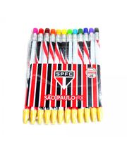 Spfc jogo de 12 lapiseiras para grafites colorida lydcb02-b Spfc jogo de 12 lapiseiras para grafites colorida lydcb02-b