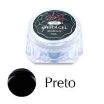 Spider Gel Unhas Teia De Aranha Led Uv Preto, Helen Color