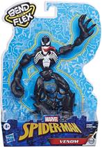 Spider-Man Marvel Bend e Flex Venom Action Figure Toy, Figura flexível de 6 polegadas, inclui acessório web, para crianças de 4 anos ou mais