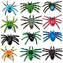 Spider Toys YOOHUA 48 peças de figuras de tarântula realistas para crianças Spider Toys YOOHUA 48 peças de figuras de tarântula realistas para crianças
