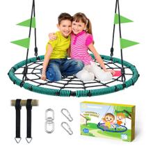Spider Web Saucer Swing PACEARTH 40" para crianças e adultos