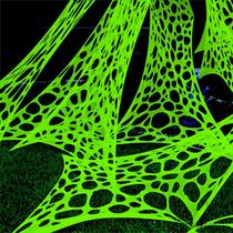 Spider Web YHFUISK Giant 700 pés quadrados que brilha no escuro Halloween Spider Web YHFUISK Giant 700 pés quadrados que brilha no escuro Halloween